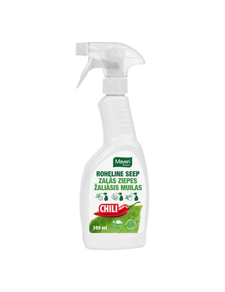 Žalios muilas su čili 500ml nuo kenkėjų