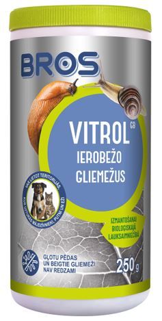 Vitrol GB 250g prieš kailgliemežius, ispaniškus sraiges, sraiges