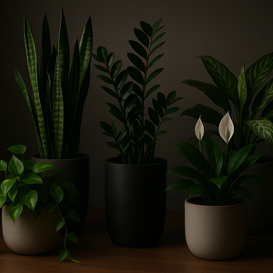 Light fixtures for dark rooms