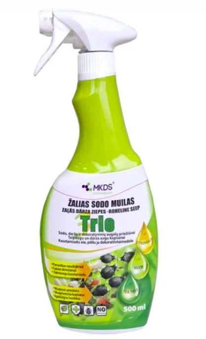 Зеленое мыло TRIO 500ml против вредителей