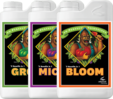 Bazinių kambariniai augalų trąšų PH Perfect Grow, Micro, Bloom