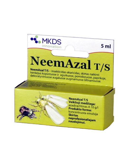 NeemAzal 5ml nuo amarų, voratinklinės erkės, tripsų, skydamarių, baltųjų muselių ir kitų kenkėjų.